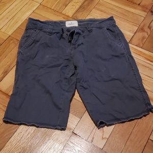Washed Blue Bermuda Shorts
